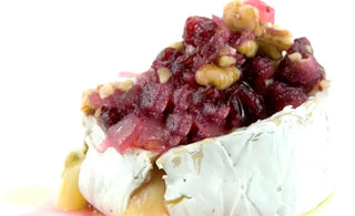 Brie fondant à la canneberge