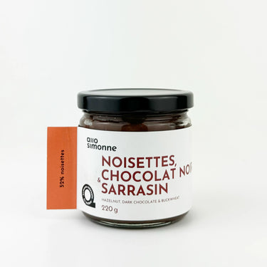 Hazelnut, Dark Chocolate and Buckwheat Spread