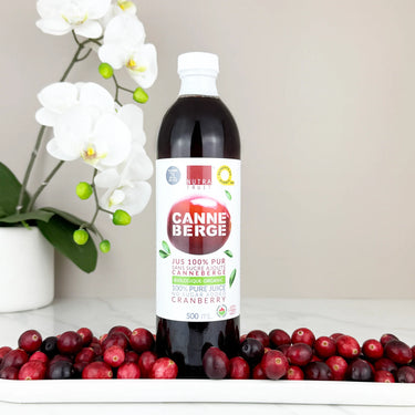 ORGANIC JUICE 100% PURE CRANBERRIES WITHOUT SUGAR 500 ml